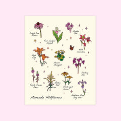 "Minnesota Wildflowers" Print by Everyday Antonia Mae