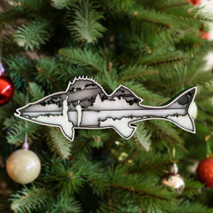 “Walleye in a Tree” Ornament by Laser Lakes