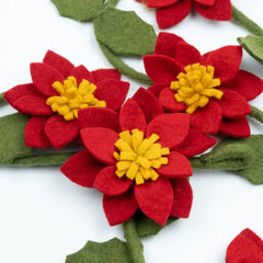 "Poinsettia" Garland by The Winding Road