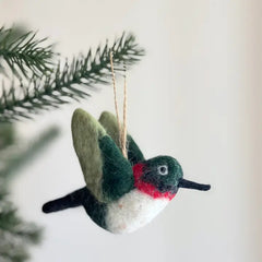 "Bird" Felt Ornaments by Ganapati