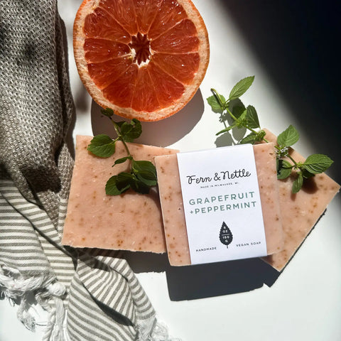Grapefruit + Peppermint Soap