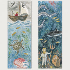 Double-Sided Paper Bookmarks by Ingrid Press