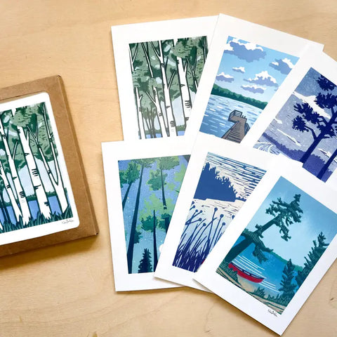 Lake Country Card  Pack by Nan Onkka