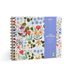"Floral Hardcover Sketchbook" by Eeboo