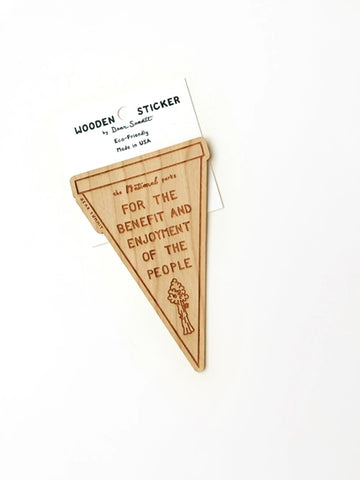 "Parks for the People" National Park Sticker by Dear Summit Supply Co.