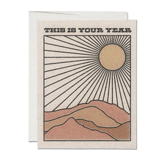 "This is Your Year" Card by Red Cap Cards