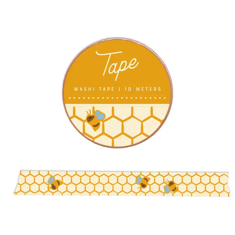"Honeycomb Bee" Washi Tape by Ruff House Print Shop