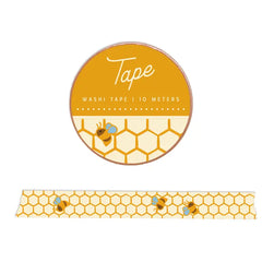 "Honeycomb Bee" Washi Tape by Ruff House Print Shop