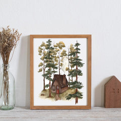 "Woodland Cottage" by Fox & Fables