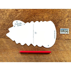 Yeti Christmas Postcard