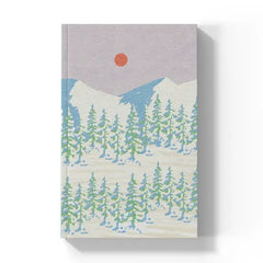 "Snowy Mountain" Classic Layflat Notebook by Denik