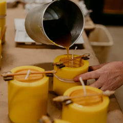 Beehive Votive Beeswax Candle-Sister Bees