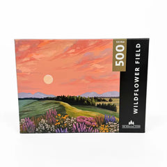 "Wildflower Field" Puzzle - 500 Piece by The Montana Scene