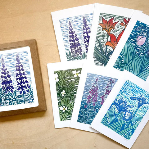 "Wildflower" Card Pack by Nan Onkka
