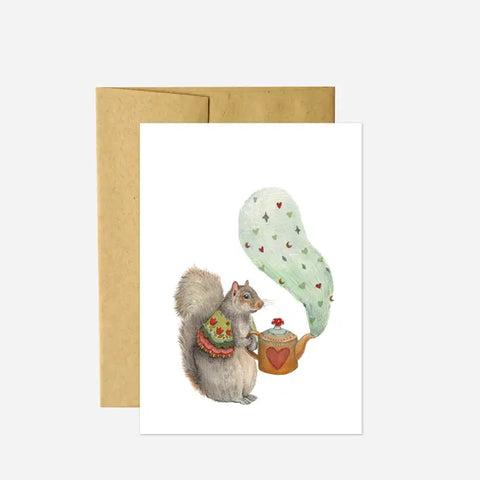 Tea for Two Card by Polanshek of the Hills