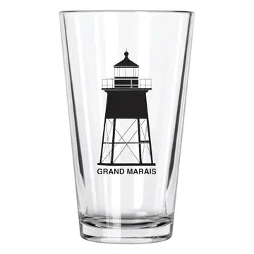 "Grand Marais" Pint Glass by Northern Goods