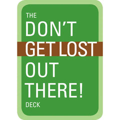 "Don't Get Lost Out There!" Playing Card Game by Mountaineer Books