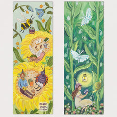 Double-Sided Paper Bookmarks by Ingrid Press