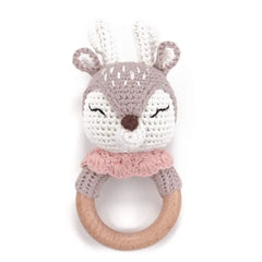 Crocheted Baby Rattle by Annie & Charles
