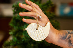 Bird Ornament by Prodigal Pottery