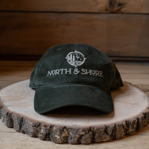 "North & Shore Logo" Corduroy Hat by Twin Cities Print