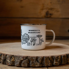 "Minnesota Mushroom" Enamel Camp Cup by North & Shore
