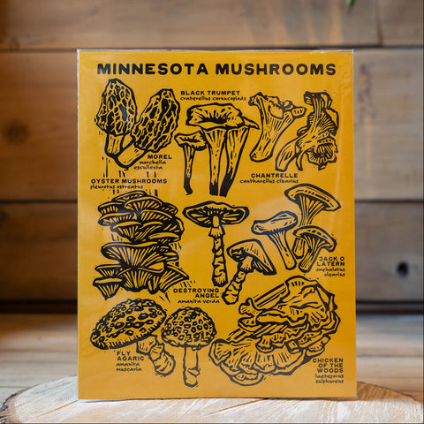 "Minnesota Mushroom" Print by North & Shore