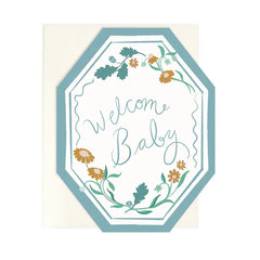 "Welcome Baby" Card by Amy Heitman