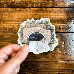 "Silver Creek Cliff" Sticker by SJ Nielsen