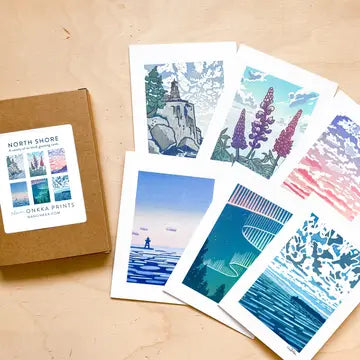 "North Shore" Greeting Card Set by Nan Onkka