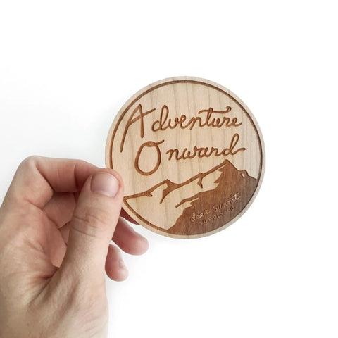" Adventure Onward" Sticker by Dear Summit Supply Co.