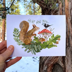 "Forage Squirrel" Card by Canyon and Cove