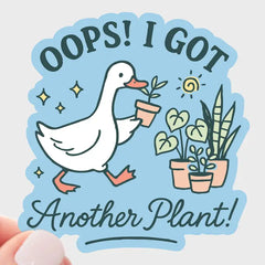 "Oops Plant" Sticker by Yarnival
