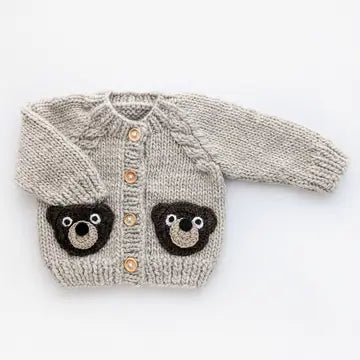 "Bear Cardigan Sweater by Huggalugs