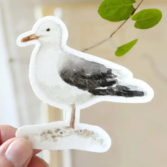 "Seagull" Sticker by Emily Lex Studio