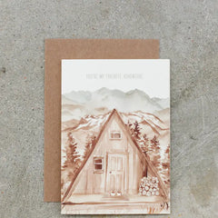 "My Favorite Adventure" Card by Lana's Shop