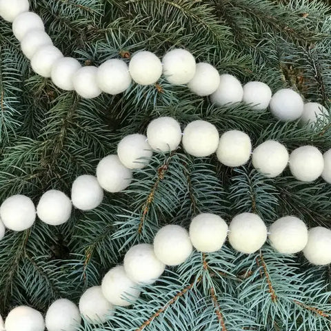 Felt Ball Garland