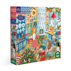 Swedish Holiday Kitchen 1000pc Puzzle by Eeboo