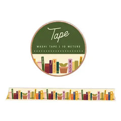 "Book Shelf Reading" Washi Tape by Ruff House Print Shop
