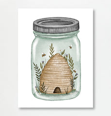 Fox & Fables - Honey Jar Print