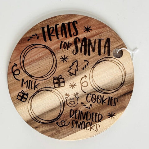Santa Treat Board by Handmade By Hammero