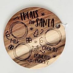 Santa Treat Board by Handmade By Hammero