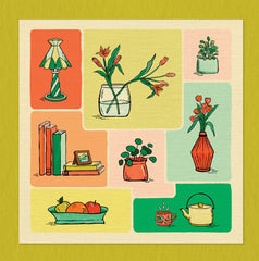 Complementary Grid Print by Everyday Antonia Mae