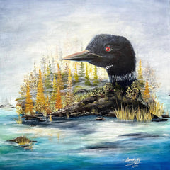 “Spirit of the North” Matted Print by GreyFoxArtworks