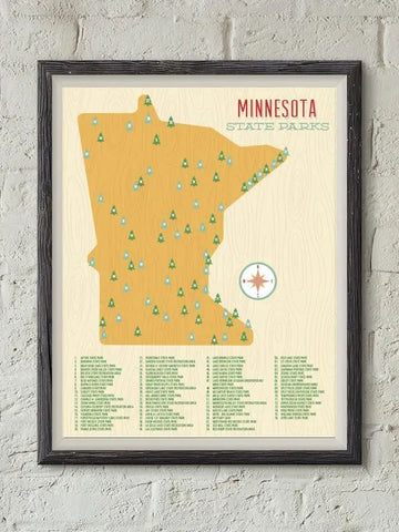 Minnesota State Parks Print (11x14)