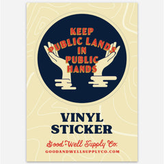 Keep Public Land In Public Hands Sticker