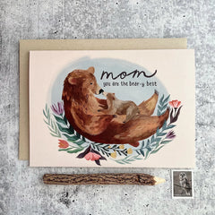Bear-y Best- Mother's Day Card