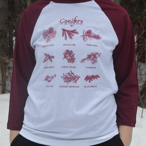 Conifers of The North Shore - Adult Baseball Tee