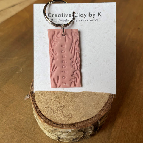 Wanderer Clay Keychain