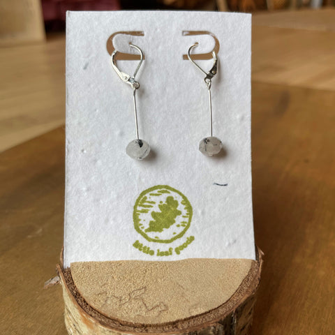 Rutilated Quartz Earrings